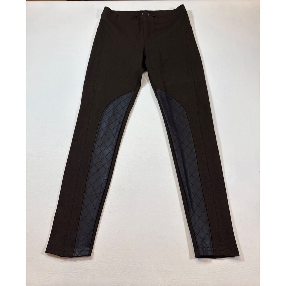 Tag Elemental Equestrian Full Seat Riding Leggings Quilted Panels M (FF259)